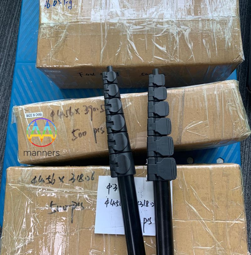 Lòd kliyan Seoul yo pou 1,000pcs Custom Telescopic Pole yo te pwodwi, ak mach...