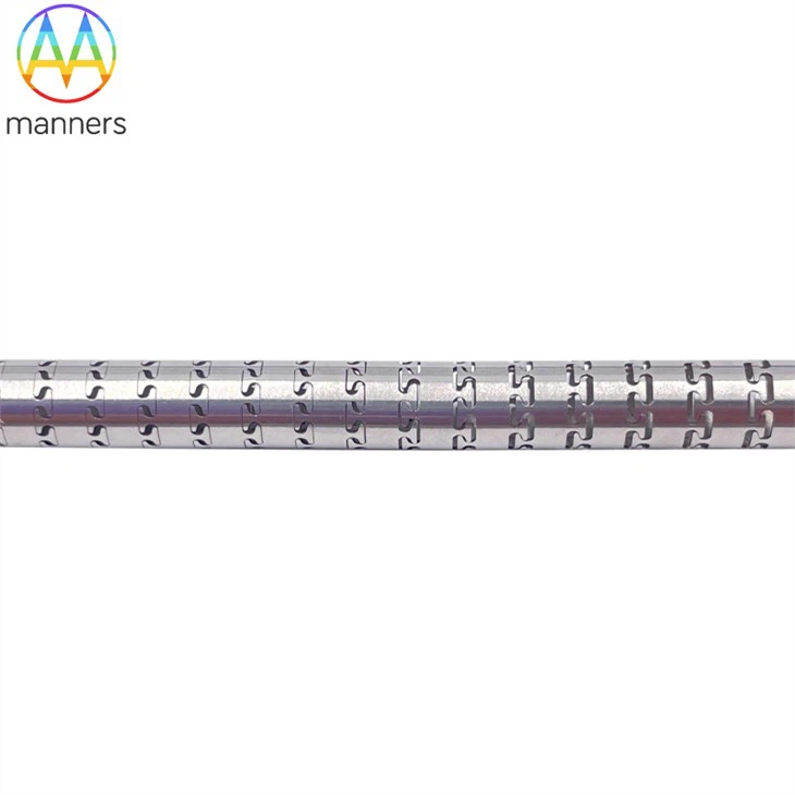 Espesyal Nerjaveèi asye 304 fleksib tiyo Hypotube ak Lasercut