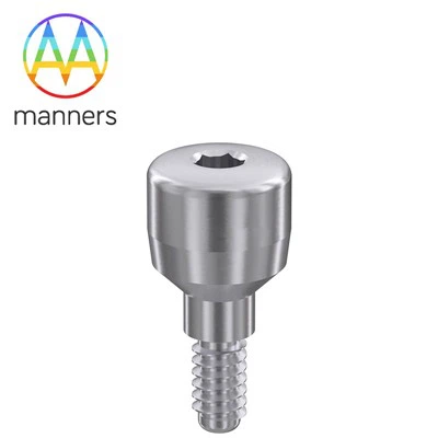 Titàn gerizon bouchon pou implant dantè Ø 4.0mm– Hex entèn (pi bon sistèm)